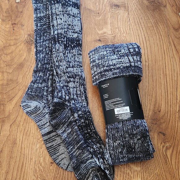 Plus size Thick Knee High Socks Heather Grey from Torrid 2 pack - Picture 6 of 7